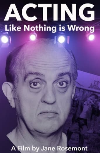 Acting Like Nothing is Wrong Poster