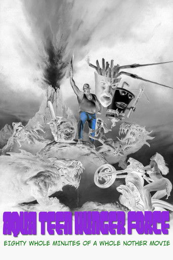 Aqua Teen Hunger Force Eighty Minutes of a Whole Nother Movie Poster
