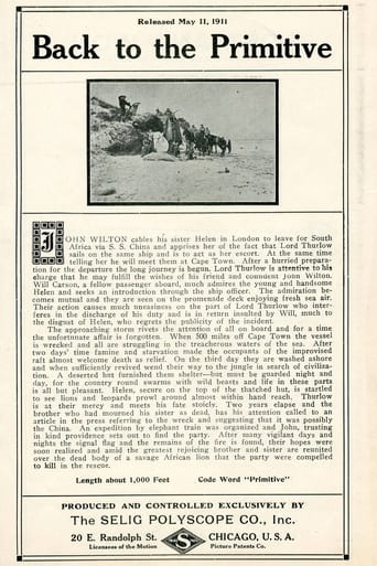 Back to the Primitive Poster