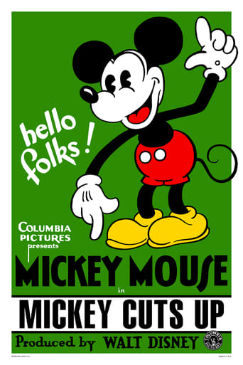 Mickey Cuts Up Poster