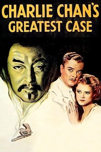 Charlie Chan's Greatest Case Poster