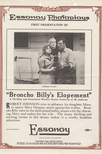 Broncho Billy's Elopement Poster