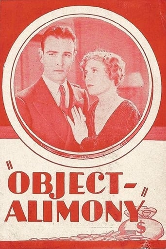 Object: Alimony Poster