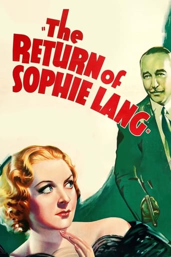The Return of Sophie Lang Poster