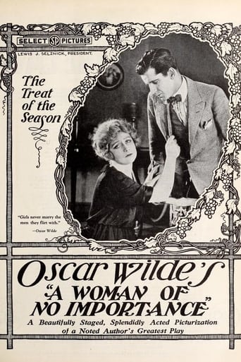 A Woman of No Importance Poster