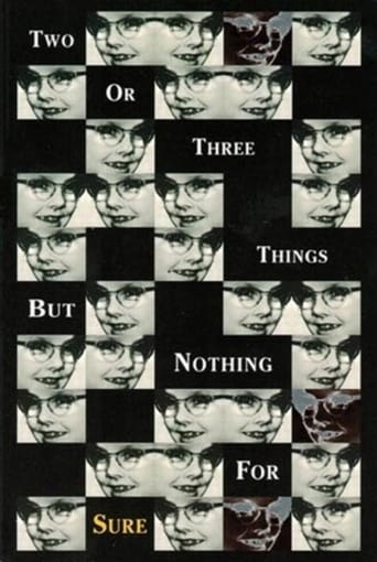 2 or 3 Things But Nothing for Sure Poster
