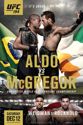 UFC 194: Aldo vs. McGregor Poster