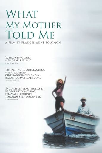 What My Mother Told Me Poster