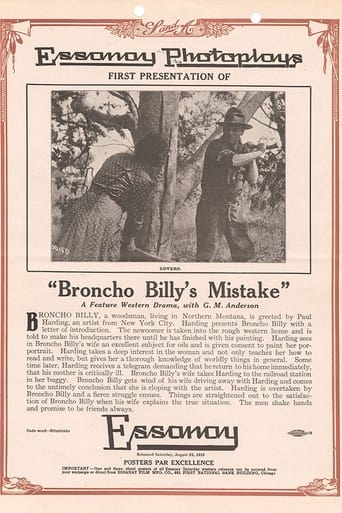 Broncho Billy's Mistake Poster