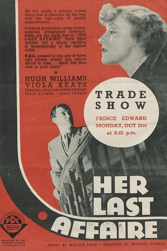 Her Last Affaire Poster