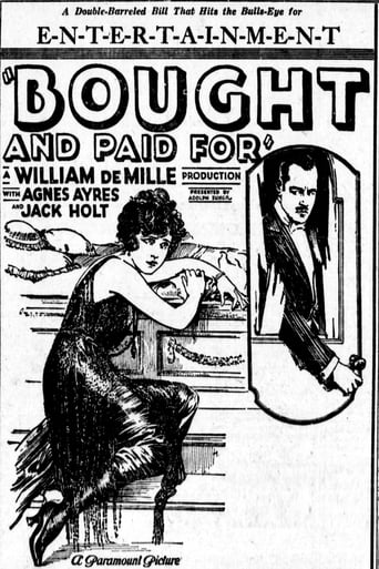 Bought and Paid For Poster