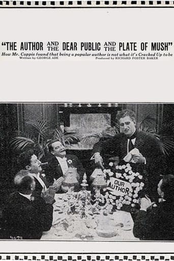 The Fable of 'The Author and the Dear Public and the Plate of Mush' Poster