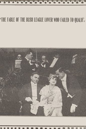 The Fable of the Bush League Lover Who Failed to Qualify Poster