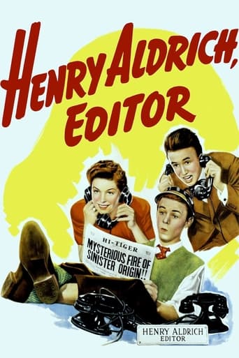 Henry Aldrich, Editor Poster