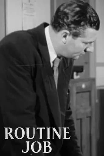 Routine Job: A Story of Scotland Yard Poster