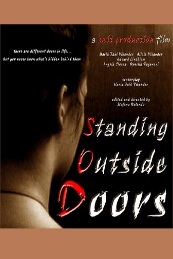Standing Outside Doors Poster