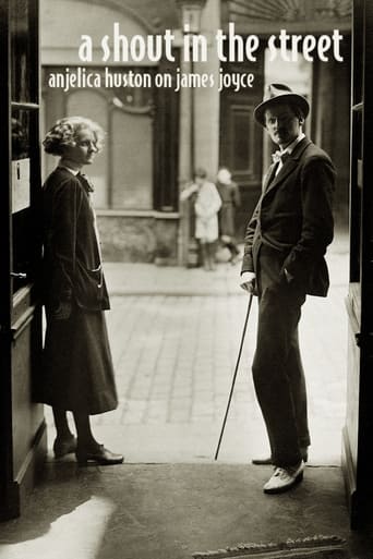 Anjelica Huston on James Joyce: A Shout in the Street Poster