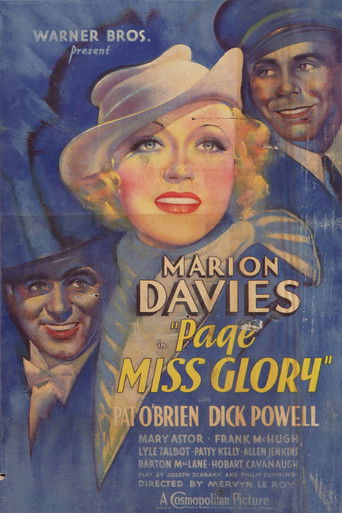 Page Miss Glory Poster