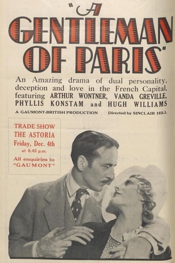 A Gentleman of Paris Poster