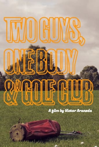 Two Guys, one Body, and a Golf Club Poster