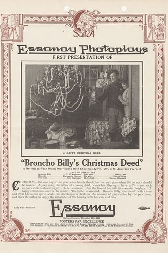 Broncho Billy's Christmas Deed Poster