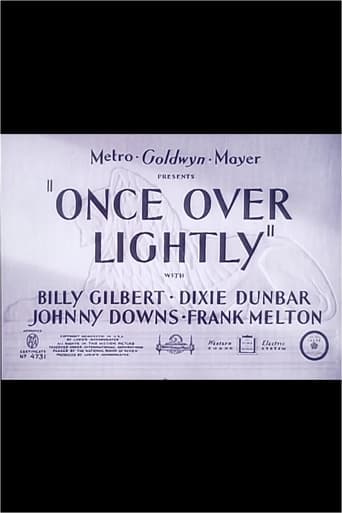 Once Over Lightly Poster