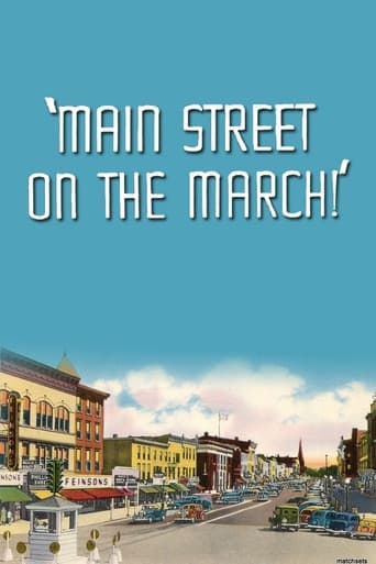 Main Street on the March! Poster
