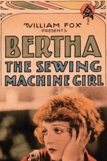 Bertha the Sewing Machine Girl Poster