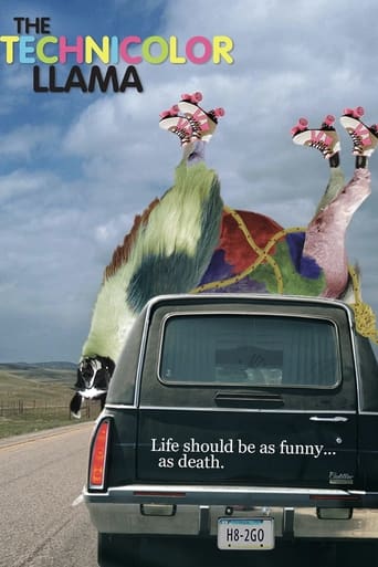 Technicolor Llama Poster