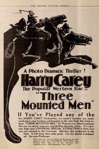 Three Mounted Men Poster