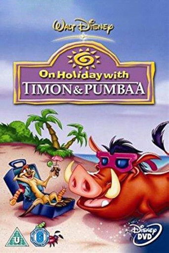 On Holiday With Timon & Pumbaa Poster