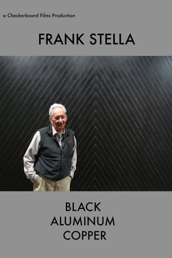 Frank Stella: Black Aluminum Copper Poster