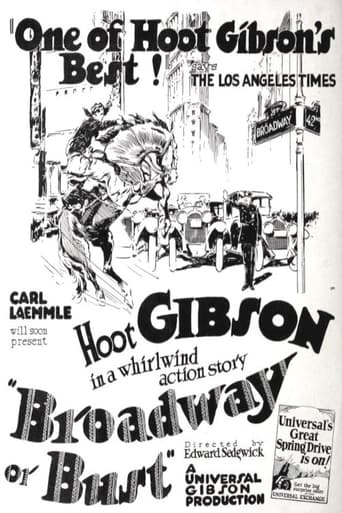 Broadway or Bust Poster