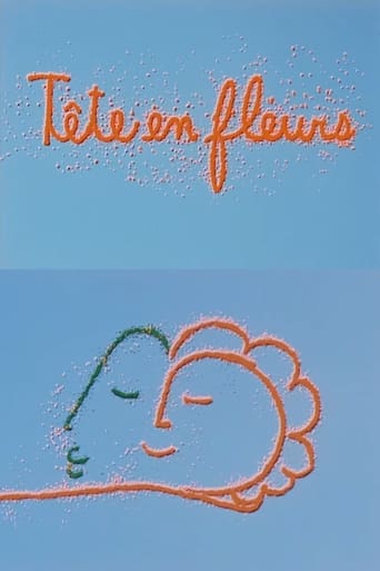 Tête en fleurs Poster