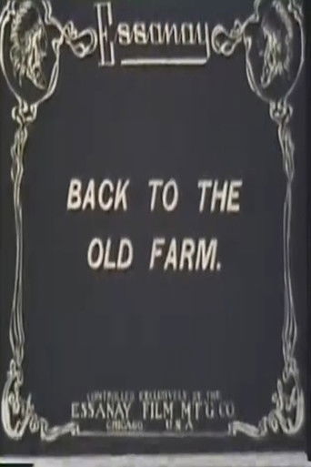 Back to the Old Farm Poster