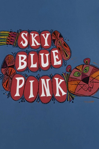 Sky Blue Pink Poster