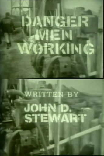 Danger! Men Working Poster