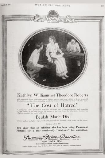 The Cost of Hatred Poster