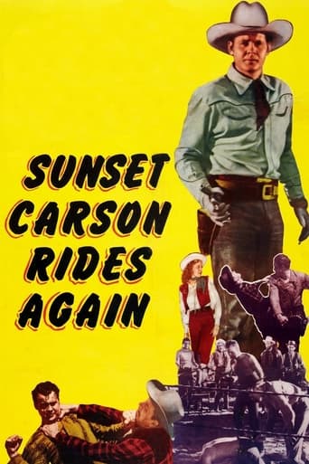 Sunset Carson Rides Again Poster