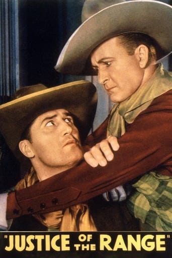 Justice of the Range Poster