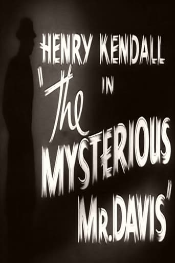 The Mysterious Mr. Davis Poster