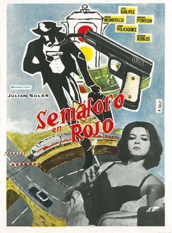 Semáforo en rojo Poster