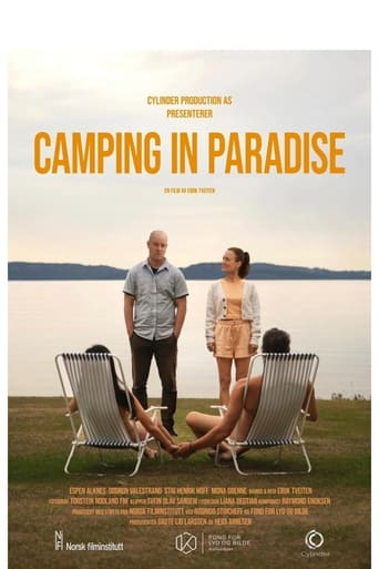 Camping in Paradise Poster