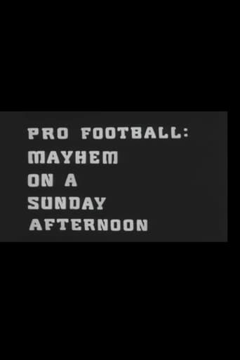 Pro Football: Mayhem on a Sunday Afternoon Poster