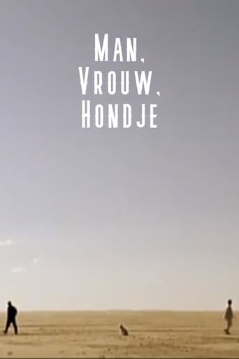 Man, vrouw, hondje Poster