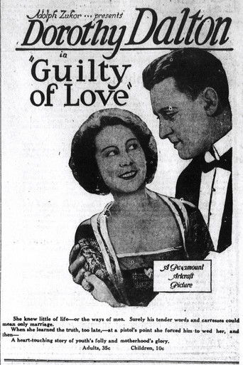 Guilty of Love Poster