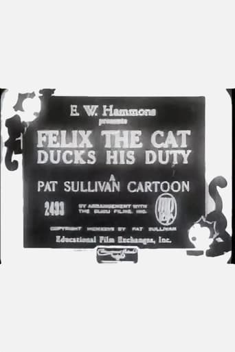Felix the Cat Ducks His Duty Poster