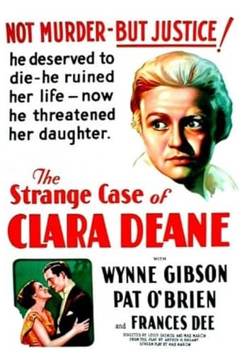 The Strange Case of Clara Deane Poster