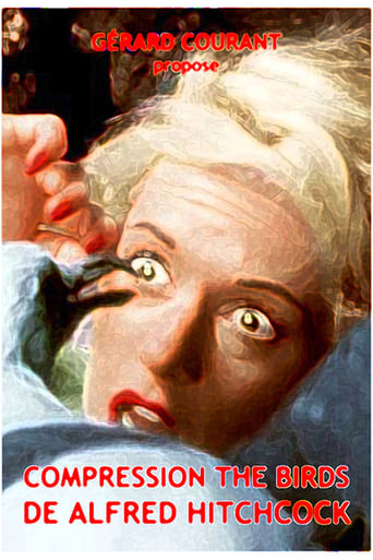 Compression The Birds de Alfred Hitchcock Poster