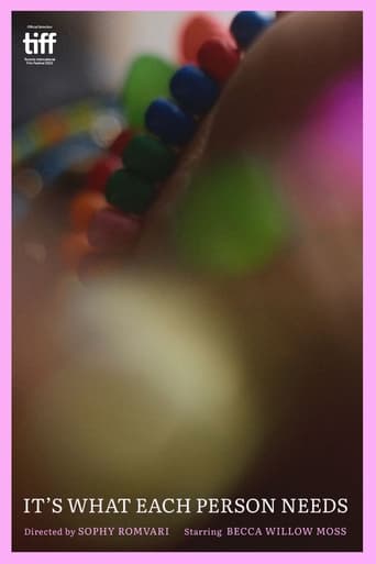 It's What Each Person Needs Poster